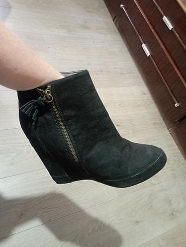 Ботильоны женские на скрытой танкетке 39 размер б/у в хорошем — 4