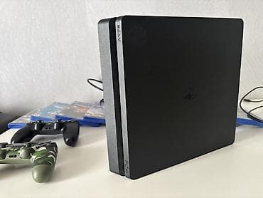джостик для ps4: Игровой комплект PlayStation 4 Slim с двумя беспроводными геймпадами — 4