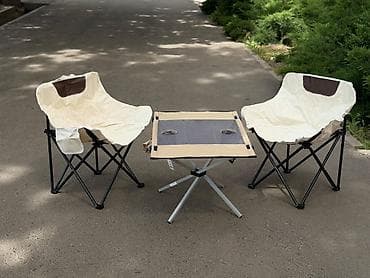 foldable table: Стол и стулья для пикника. стол и стулья для кемпинга — 1
