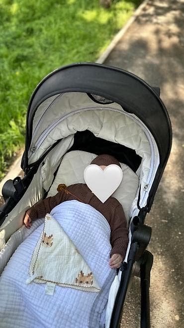 вело каляска бу: Детская коляска 2 в 1 (люлька + прогулочный блок) INING BABY — 3