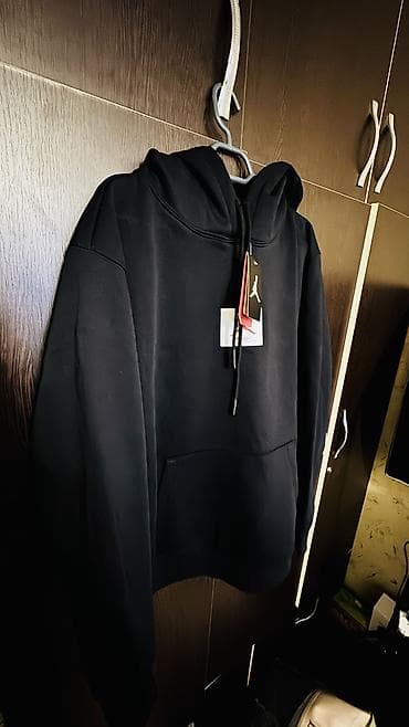 nike tech: Мужская толстовка, Стандарт, Nike, Новый, цвет - Черный, Самовывоз — 4