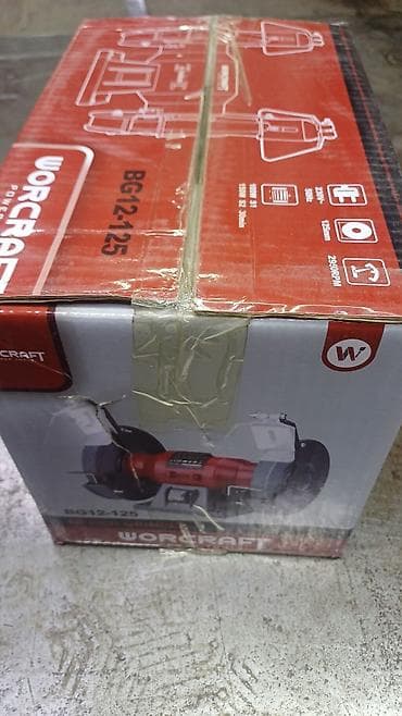 Инструменттер: Точильный станок WORCRAFT BG12-125 (Bench Grinder) - Диаметр кругов — 2