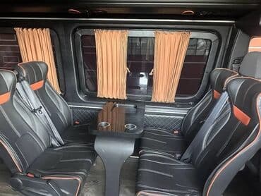 аренда автобуса: Премиальный микроавтобус/минивэн черного цвета для комфортных поездок — 2