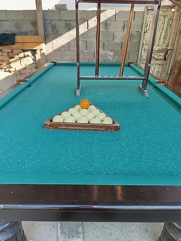 Бильярдный стол для русского бильярда - Игровое поле с зелёным