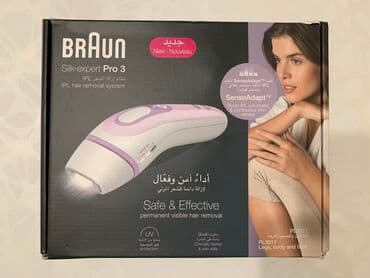 бу барата: Фотоэпилятор Braun Silk Expert Pro3 на 300.000 вспышек (использовано — 1