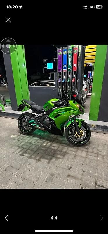 кавасаки h2r: Kawasaki ER-6f 2012 (зелёный) Продаётся надёжный и бодрый мотоцикл — 2