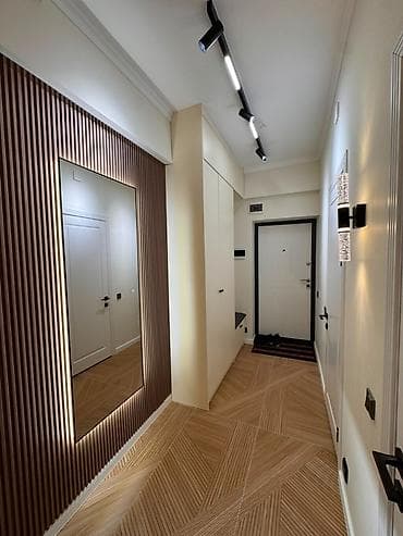 Недвижимость: 2 комнаты, 56 м², Элитка, Пишпек Элитка, 13 этаж, Дизайнерский ремонт — 6