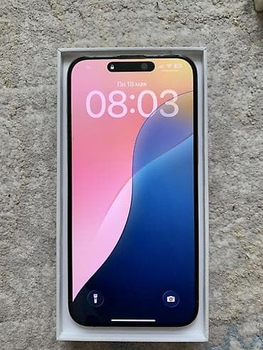iphone 10r: IPhone 15 Pro Max, Б/у, 256 ГБ, Natural Titanium, Коробка, 85 % — 2