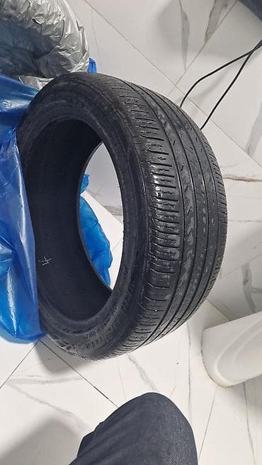 э 302: Шины 45 / R 18, Лето, Б/у, Комплект, Легковые, Корея, Hankook — 1