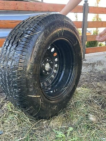 Шины и диски: Колеса в сборе 235 / 75 / R 15, Всесезонная, Запаска, Внедорожные (АТ/МТ), Железные — 5