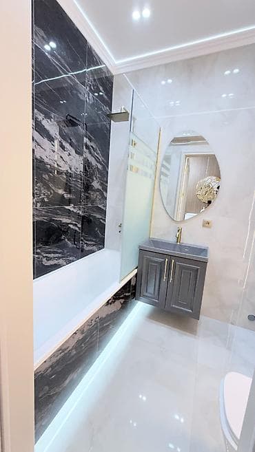 Квартиры: 3 комнаты, 104 м², Асанбай мкр 9 этаж, Дизайнерский ремонт — 2
