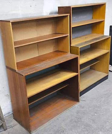 шкав для дома: Книжные/офисные стеллажи из дерева (ЛДСП/шпон). Классическая модульная — 3