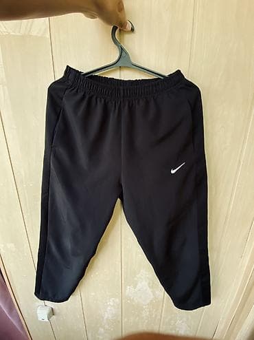 черные штаны: Nike штаны Чёрный цвет, состояние отличное 🔥 Размер 30, M на рост — 2