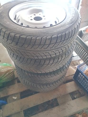 Транспорт: Колеса в сборе 175 / 70 / R 13, Зима, Комплект, Легковые, Железные, отверстий - 4 — 5