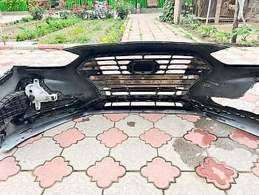 авто чихол: Бампер Hyundai, Б/у, Оригинал — 3