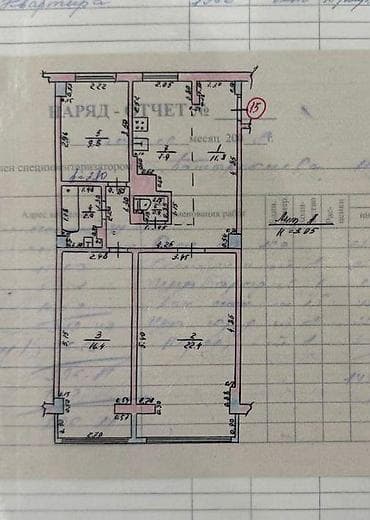 red centr: 3 комнаты, 71 м², Индивидуалка, 4 этаж — 2
