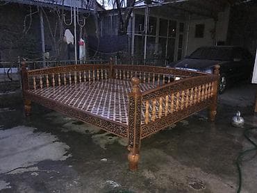 кованные скамейки: Тапчан 3 x 250 x Дерево — 2