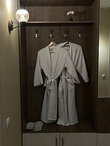 суточные квартиры бишкек восток 5: 1 комната, Душевая кабина, Постельное белье, Кондиционер — 5