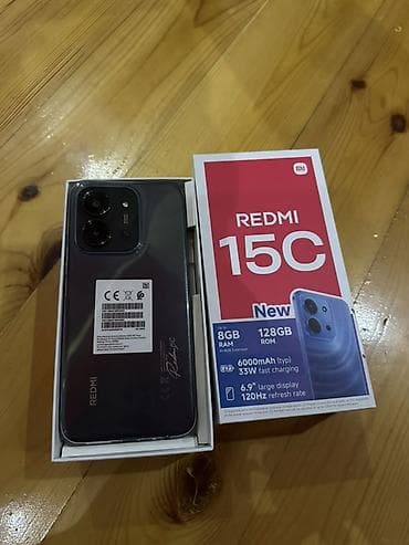 tab s2: Redmi, Redmi 15C, Б/у, 128 ГБ, цвет - Черный, 2 SIM — 5