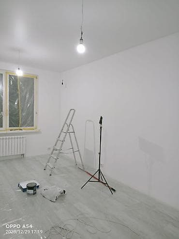 Отделочные работы под ключ: стены, полы, потолки - Шпаклевка
