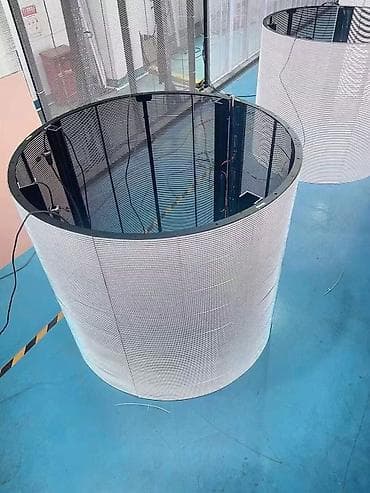 лед дисплей: Транспарентный сеточный прозрачный светодиодный лэд экран transparent — 5