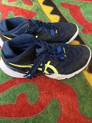 арена очки: Мужские кроссовки, 38, Asics, Б/у, цвет - Голубой, Самовывоз — 1