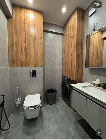 osh flat: 2 комнаты, 63 м², Пишпек 7 этаж, Дизайнерский ремонт — 9