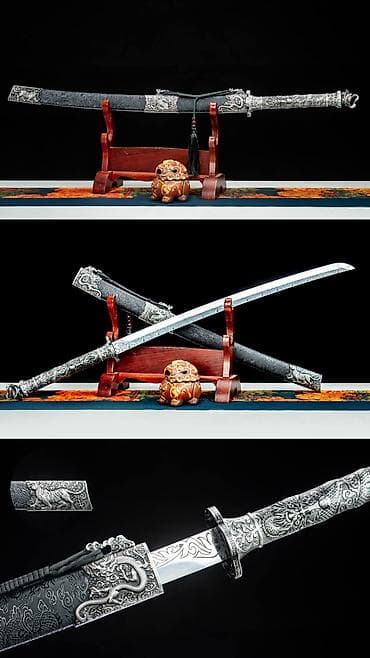 мачета: Катана Стальные Сувенирные Мечи Катаны из разных сталей (Порошковая — 3