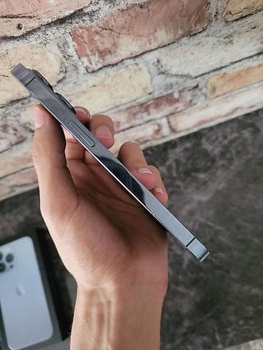 Техника и электроника: IPhone 13 Pro, Б/у, 256 ГБ, Blue Titanium, Коробка, 80 % — 6