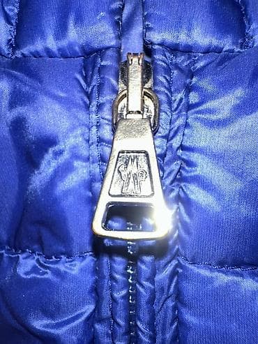 монклер: ОРИГИНАЛ Жилетка Moncler, синяя, стёганая - Классический пуховый — 3