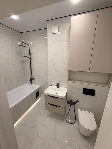 Недвижимость: 1 комната, 63 м², Асанбай мкр Элитка, 9 этаж, Евроремонт — 2