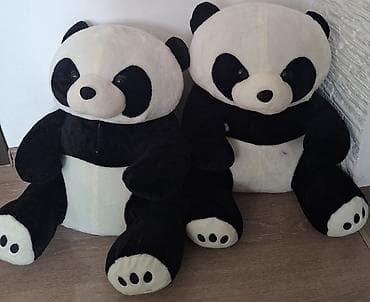 Майрамдык товарлар: Большие плюшевые панды — мягкие игрушки классической черно-белой — 1