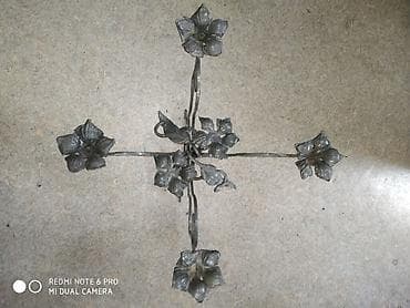 Шамдалдар: Кованый подсвечник, ручная работа. Высота 52 см. Ширина 42 см — 1