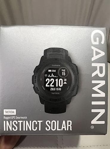 mini gps tracker: Garmin Instinct Solar Tactical — ударопрочные GPS‑часы с солнечной — 2