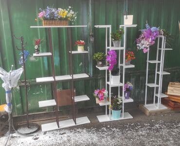 полка для цветок: Цветочные полки, Стеллаж на выбор
Размер и цвета разные — 12