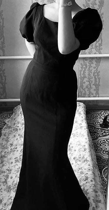 Личные вещи: Вечернее платье, Русалка, Длинная модель, С рукавами, M — 1