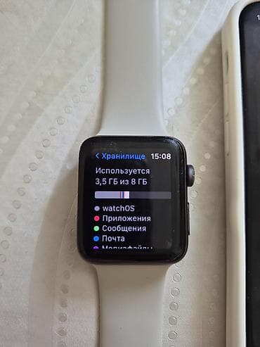 iphone v: Смарт-часы Apple Watch, алюминиевый корпус 42 мм. Характеристики и — 5