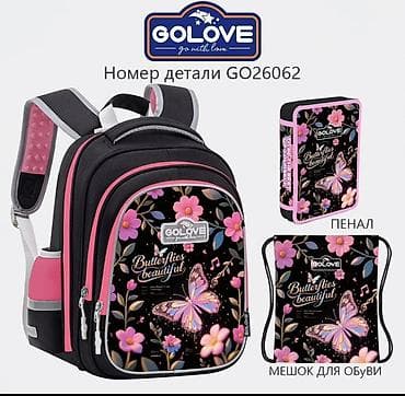 Аксессуары: Набор школьный GOLOVE 3 в 1 для учеников 1–5 классов Состав — 2