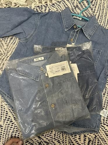 Платья: Рубашка, цвет - Синий — 1