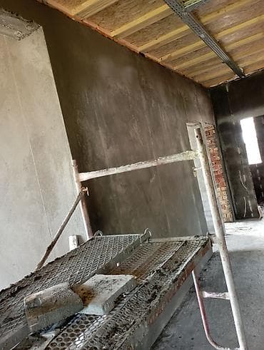 сдаем швейный цех: Штукатурка стен под правило/маяки Профессиональная механизированная и — 4