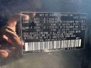 byd f3: Subaru Outback: 2020 г., 2.5 л, Автомат, Бензин, Универсал — 9