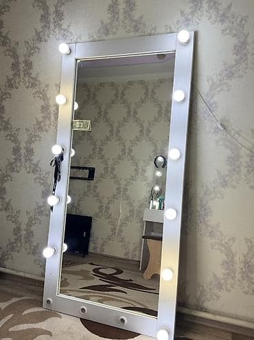 180/90 широкое большое Зеркало визажиста/для гардеробной с подсветкой