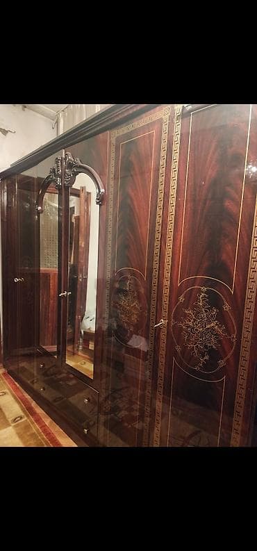 спальные гарниту буры: Спальный гарнитур, Дерево, цвет - Коричневый — 3