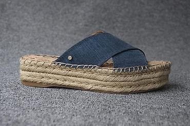 Мокасины и лоферы: Пр-во США: Последняя пара, брендовые шлепанцы / шлепки на танкетке — 4