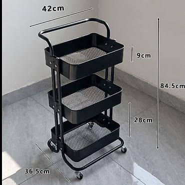 купить хозяйственную тележку: Этажерка для кухни, Новый, Железо, Самовывоз, Платная доставка — 7