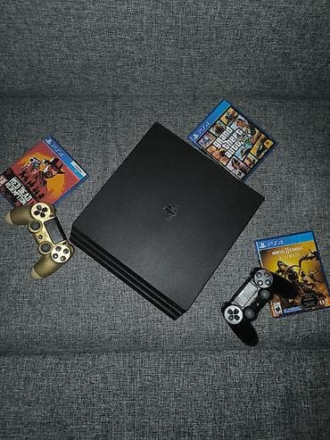 ps v: PlayStation 4 pro (1Тб) продам игровой комплект готовый для домашних — 1