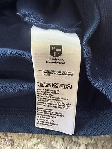 Футболки: Мужская футболка, L, Us Polo Assn, Б/у, цвет - Синий — 3
