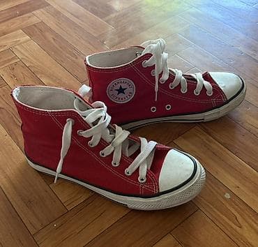 слипоны женские красные: Кроссовки, 38, Б/у, цвет - Красный — 1