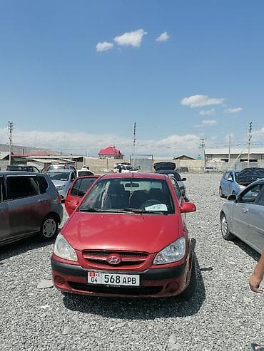 Унаа сатуу: Hyundai Getz: 2006 г., 1.4 л, Кол менен иштөөчү, Бензин, Седан — 1