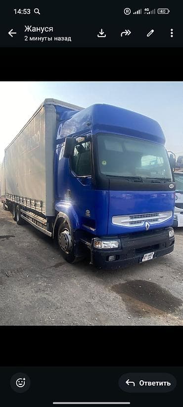 Тягач, Renault, 2005 г., Тентованный — 1